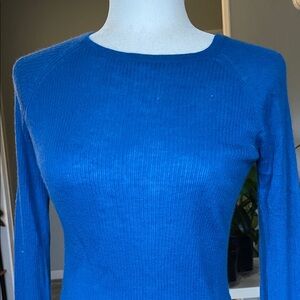 Prabal Gurung Cerulean Blue Cashmere Sweater sz XS